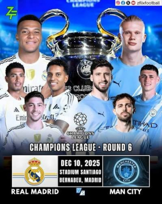 Zo'r Tv (Jonli efer) Real Madrid - Manchester Siti fudbol Bugun (17-03-2026)